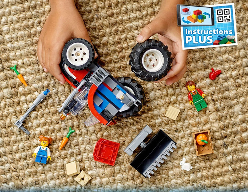 Конструктор Lego City Трактор совместим с другими наборами Lego City